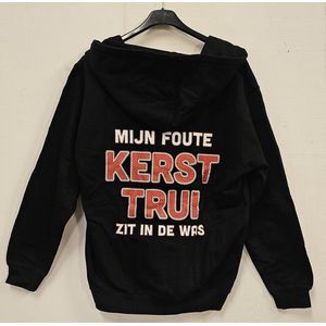 AWDis Just Hoods - Full Zip Hoodie - Zwart - Unisex