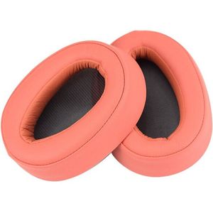 Somstyle Oorkussens Geschikt Voor Sony WH-H900N / MDR-100ABN Koptelefoon - 2 Stuks - Zacht Schuim - Eiwitleer - Oranje