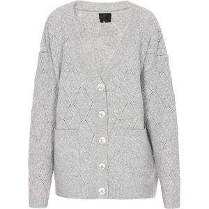 DreiMaster - Klassik - Gebreid Vest - Grijs