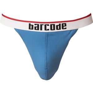 Barcode Berlin String Miran Blauw - MAAT S - Heren Ondergoed - String voor Man - Mannen String
