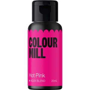 Colour Mill Aqua Blend Voedingskleurstof op Waterbasis - Hot Roze - 20 ml