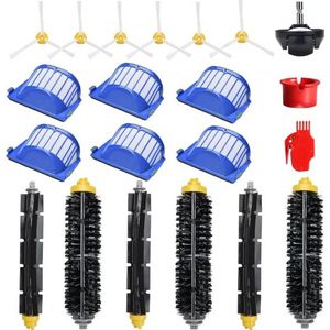 JoyBros Vervanging Onderdelen voor iRobot Roomba 600 650 651 671 696 698 605 606 614 620 630 Rollende borstel Borstel Zijborstels Filter Voorwiel Accessoires