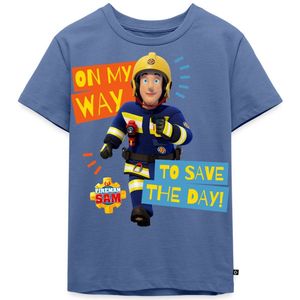 Brandweerman Sam™ Onderweg Om De Dag Te Redden Premium T Shirt Kinderen