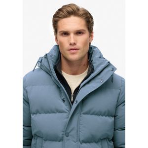 Superdry - M5011743A Everest - Gewatteerd Jack - Groen - Casual
