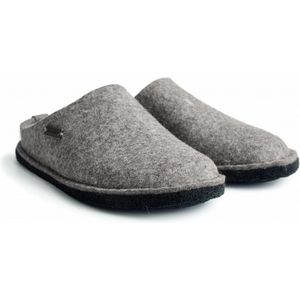 Haflinger Flair Soft Pantoffels Grijs - Maat 38 - 100% wolvilt