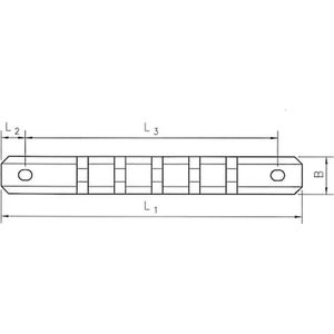 Wurth - 3/8 inch klemlijst Met 16 klemmen voor 3/8-inch dopsleutels - 3/8 inch klemlijst Met 16 klemmen voor 3/8-inch dopsleutels x 1 st
