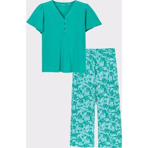 groene pyjama met lange broek-Lords&lilies-maat XL