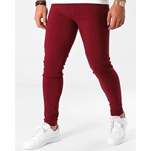 Bordeaux Rode Chino Heren