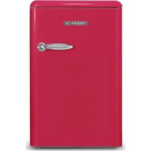 ?SCHNEIDER CONSUMER SCTT115VHAW combi-koelkast Vrijstaand 109 l E Roze