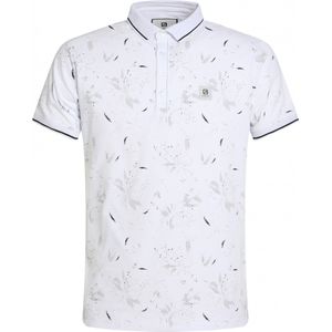 Gabbiano Poloshirt Pique Polo Shirt Met Tricot Kraag 233560 101 White Mannen Maat - 3XL