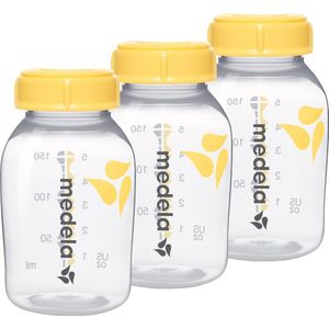 Medela flesjes voor het bewaren van moedermelk | BPA-vrij | Verpakking van 3x 150 ml