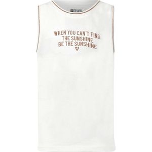 No Way Monday Mouwloos Shirt Offf white