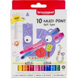 Bruynzeel Kids Multi Point viltstiften set 10