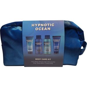 Geschenkset voor heren in luxe toilettas Body Care Kit 5-Delig