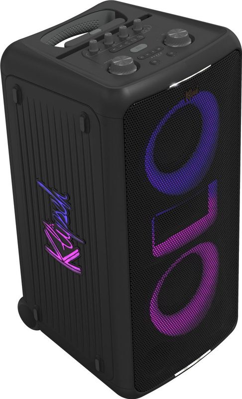 Klipsch Miami - Party Speaker - 180 Watt - 2 x 5.25 inch Woofers - Verrijdbaar - Accu 18 uur - Bluetooth 5.2