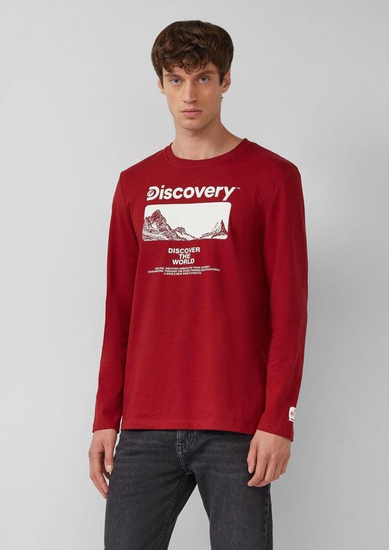 T-shirt - Regular Fit - Lange Mouwen - Discovery Channel® Artwork