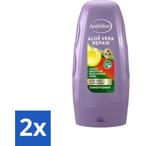 Andrélon Conditioner Aloe Vera Repair 250 ml - Voordeelverpakking - 2 stuks