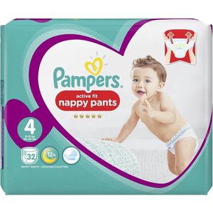 Pampers Baby Luierbroekjes - Premium Protection Pants - Maat 4 - 8 tot 14kg - 32 stuks