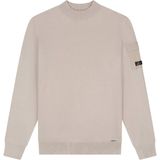 Malelions Knitted Pocket Mockneck - Sand XS