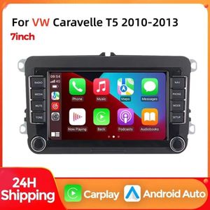 7inch Android 13 Auto Radio for VW Caravelle T5 2010-2013 | 2+32G GPS Navigatie, PQ35 Platform, Draadloos CarPlay & Achteruitrijcamera