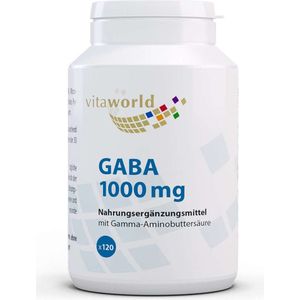 Vitaworld GABA 1000mg 120 tabletten