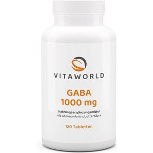 Vitaworld GABA 1000mg 120 tabletten