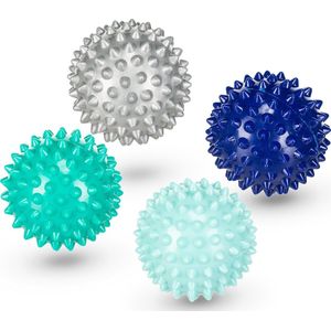 Gymtek - Massageballen - Set van 4 - Blauw - PVC