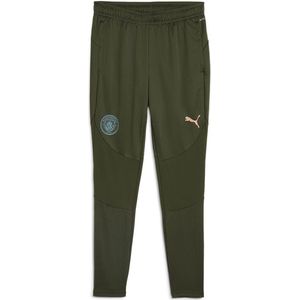 Puma - Manchester City Fc 24/25 - Trainingsbroek - Blauw - Slim Fit, 100% Gerecycled Materiaal, Ritszakken