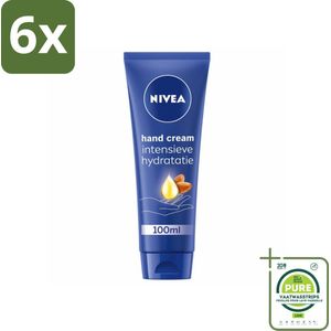 NIVEA - Handcrème - Verzorgend - Intensieve Hydratatie - 100 ml - Voordeelverpakking - 6 stuks - Handcreme - Verzorging