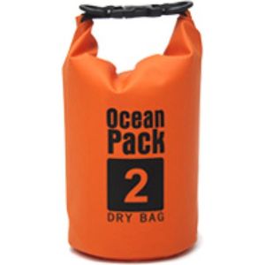 Waterdichte Tas - Dry bag - 2L - Oranje - Ocean Pack - Dry Sack - Survival Outdoor Rugzak - Drybags - Boottas - Zeiltas