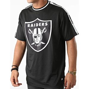 New era men las vegas riders nfl taping t-shirt black