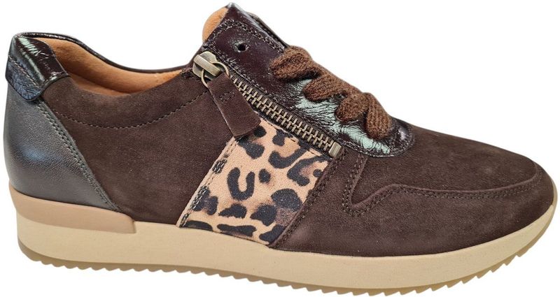 Gabor -Dames - bruin donker - sneakers - maat 36