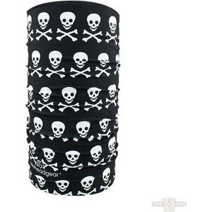 ZAN Headgear Motorkol - Nekwarmer Motor - Nek Warmer - Nekwarmer Heren - Skull Crossbones