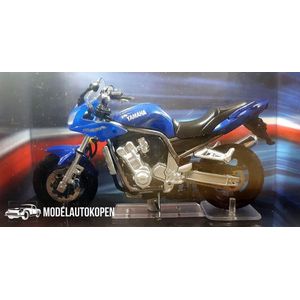 Yamaha Fazer 1000 (Blauw) (12 cm) 1/24 Atlas Superbikes - Modelmotor - Schaalmodel - Model motor - Miniatuurmotor - Miniatuur motor