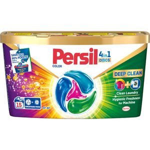 8x Persil Wasmiddelcapsules Discs Gekleurde Was 15 stuks