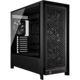 CORSAIR - FRAME 5000D RS - Modulaire High Airflow Mid-Tower PC-Behuizing - Zwart - 4x Voorgeïnstalleerde Ventilatoren