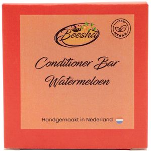 Beesha Conditioner Bar Watermeloen | 100% Plasticvrije en Natuurlijke Verzorging | Vegan, Sulfaatvrij en Parabeenvrij | CG Proof