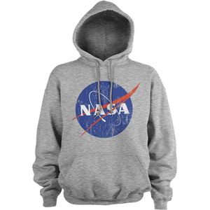 NASA Hoodie/trui -S- Washed Insignia Grijs