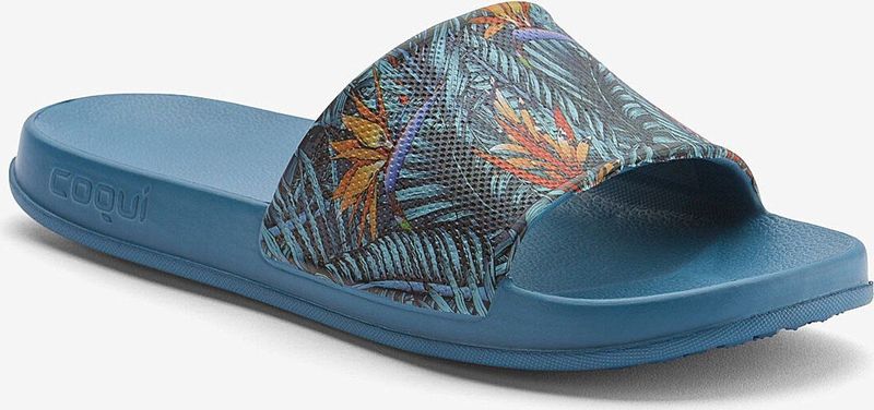 Coqui tora heren slippers niagara blue 44 - tropisch design