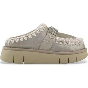 Mou - MU.FW531001B - Leren Klompen - Speciaal Grijs - Casual