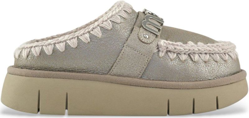 Mou - MU.FW531001B - Leren Klompen - Speciaal Grijs - Casual