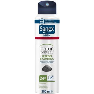 Sanex Men deodorant Natur Protect – 200 ml met aluinsteen