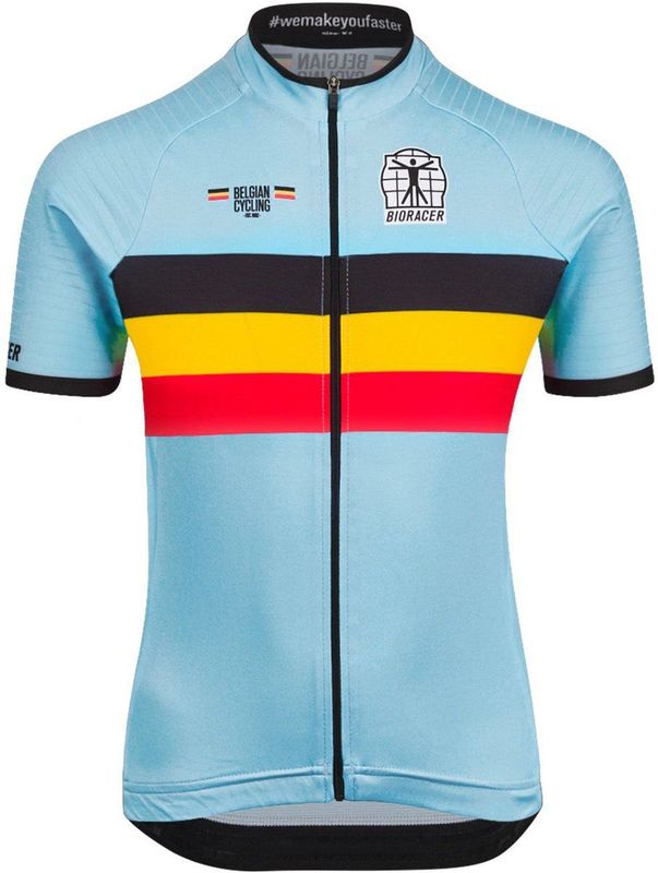 Bioracer - Icon Classic - Fietsshirt - Blauw - Korte Mouw