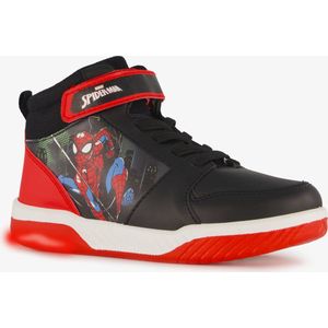 Spiderman Knipperschoenen voor jongens van 2 tot 8 jaar, lage lichtgevende schoenen met licht voor kinderen, grappige Marvel led-gymschoenen voor jongens met klittenbandsluiting, ideaal voor school en