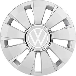 Wieldoppen 14 inch voor stalen velgen - 4 stuks - Zilver