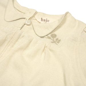 Meisjes blouse delan sand | Baje Studio 50-56