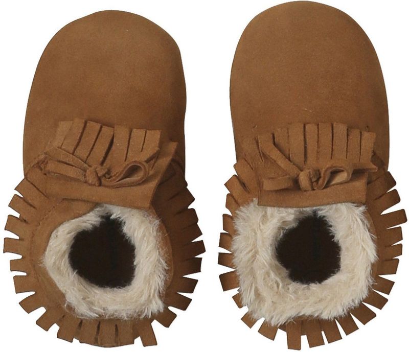 Vertbaudet - Sloffen - Zacht Leer - Gevoerd - Voor Baby's