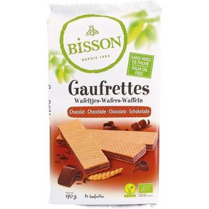 Bisson Wafels chocolade 190 gram