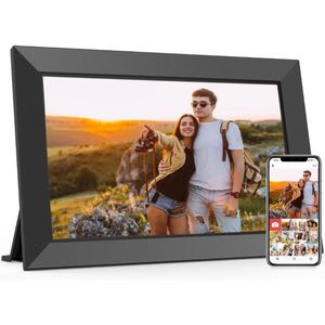 Thuys – Digitale Fotolijst – Met Wifi – Fotolijsten – Frameo App – HD Kwaliteit – Zwart