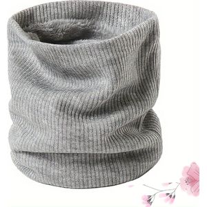 Nivard Nekwarmer - Heren - Dames - Fleece - Motor - Bandana - Masker - Colsjaal - Winter - Sjaal - Gewatteerd - Warm - Grijs